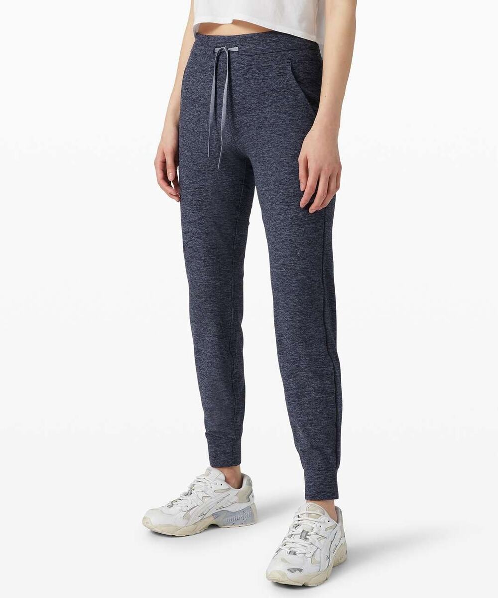 Lululemon Ready To Rulu Jogger Pants Size 10 Blue Heathered Athleisure Gym